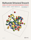 Multivariate Behavioral Research期刊封面
